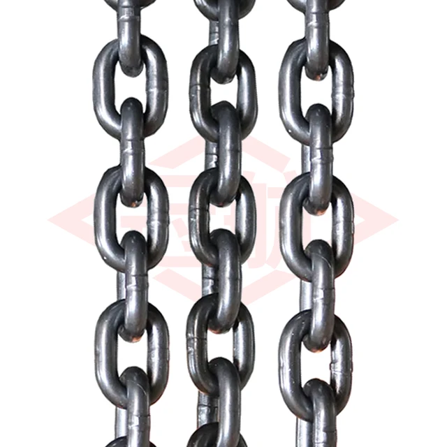 High Strength G100 Lifting Chain / 10MM 13MM 16MM 19MM G100 Chain For Lifting Loads