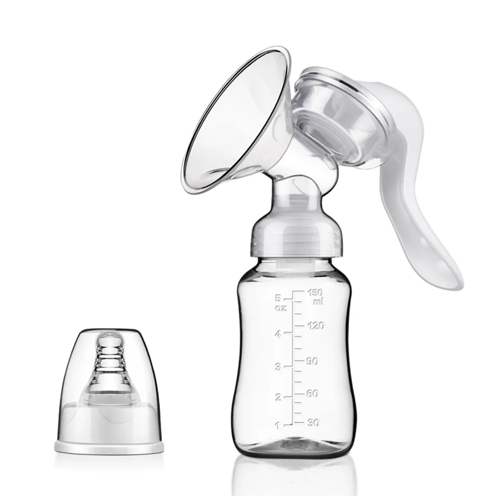 Factory Hot Sale High Quality Hands Free Breast Pump Best Manual Breast Pump BPA Free