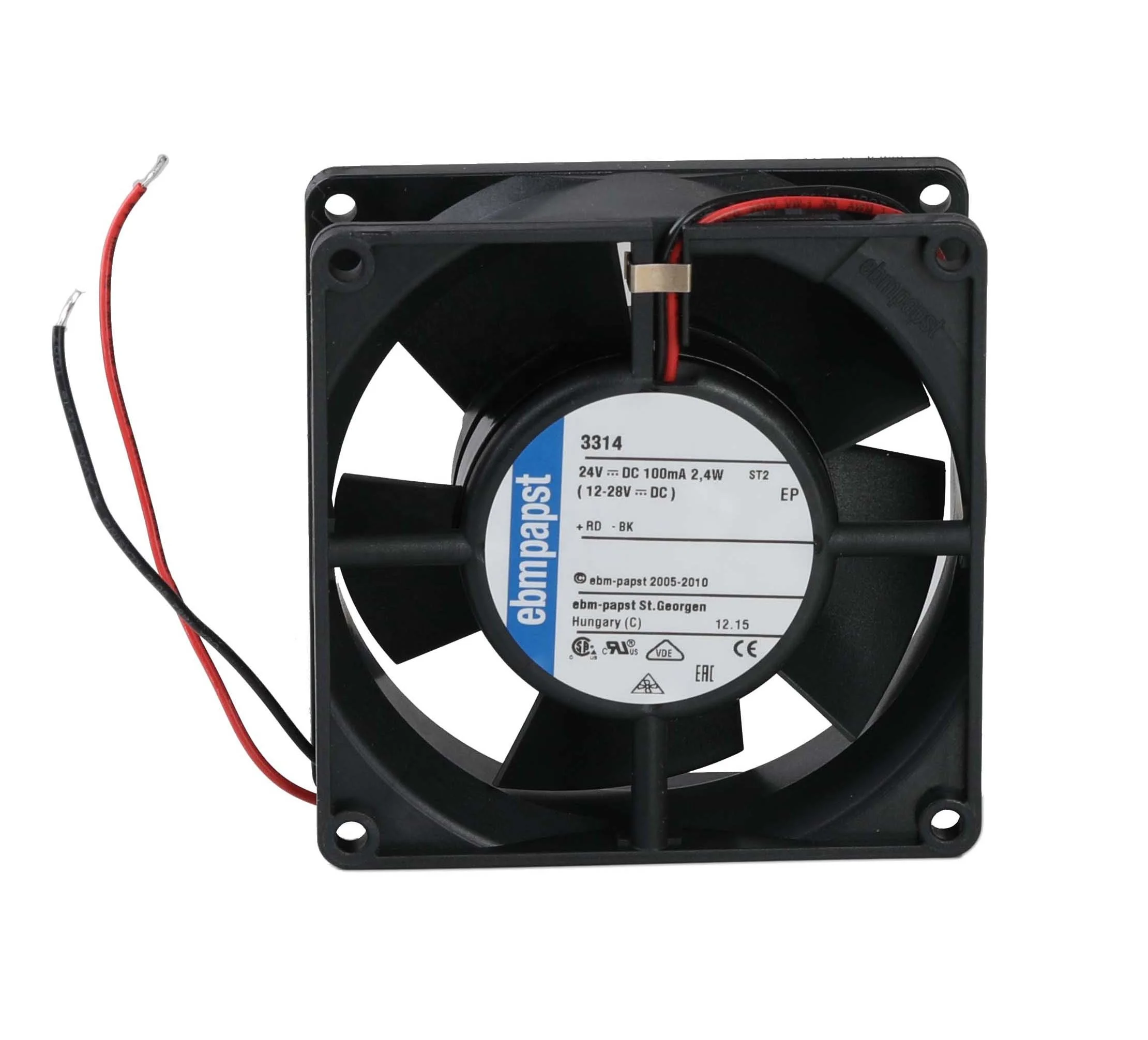 3314  ebmpapst axial  fan EBM-PAPST TYPE:3314  EBM FAN 24V   ebmpapst brand of Germany