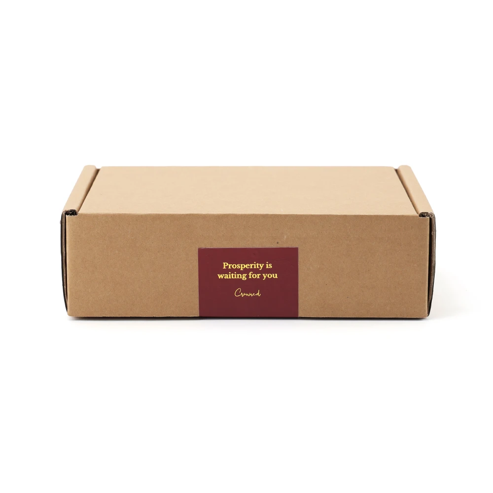 custom 7x5x4 high quality eco friendly foldable kraft chocolate brown shipping card board box for picture frames recyclable