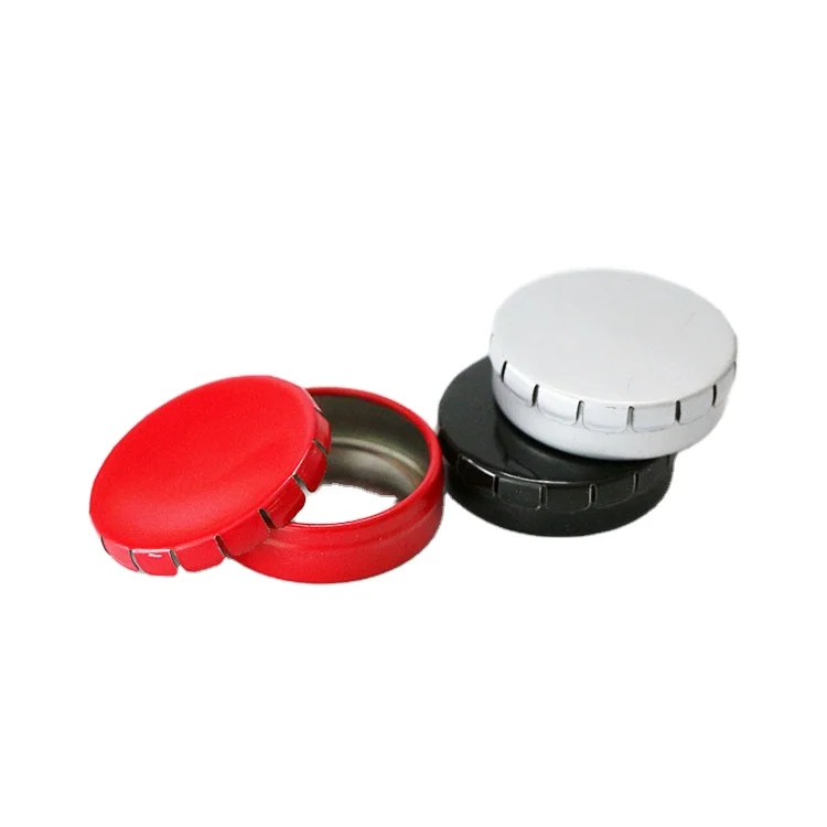 Special design convenient small pocket size click clack disposable ashtray custom metal outdoor ashtray