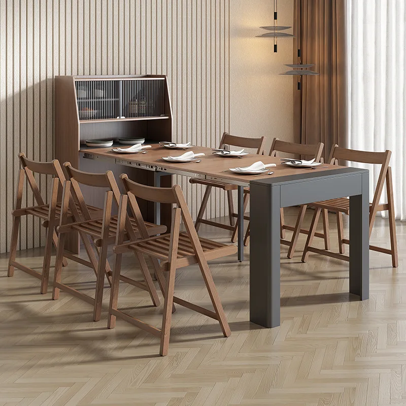 ULT-YJ-1102 Apartment Furniture folding tables Folding Mini Flat Design Luxury Modern Dining Table