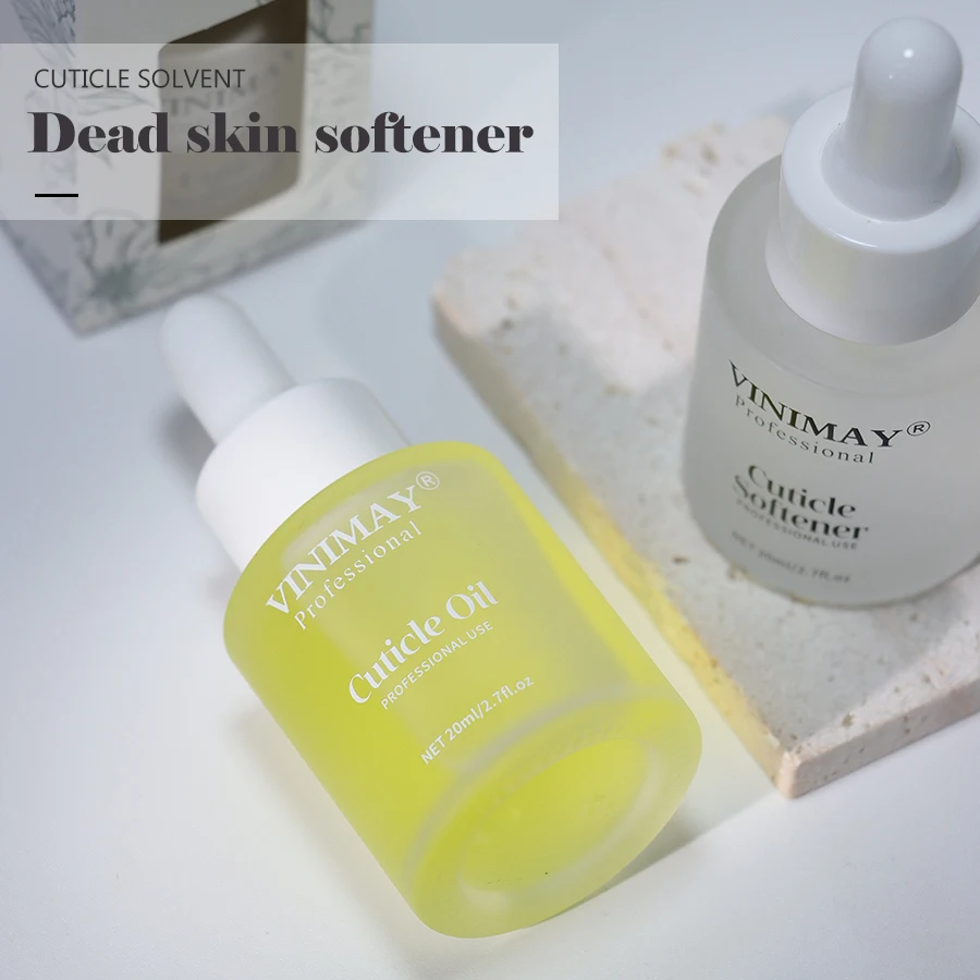 Vinimay Wholesales  Design 20ml Cuticle Oil bottle custom logo Nail Care Dead Skin Remover Oil Cuticle Softener