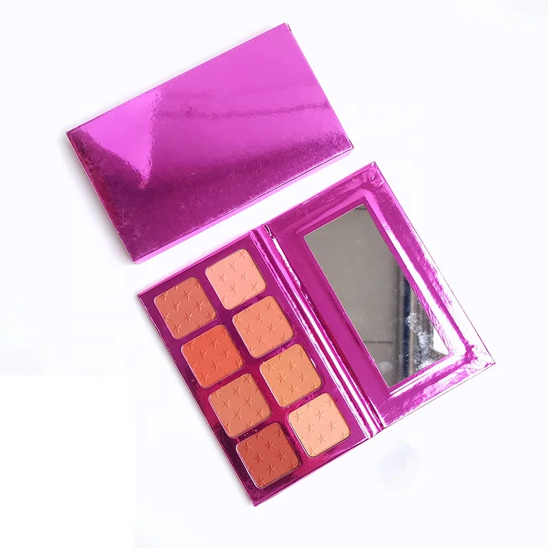  Wholesale cosmetic face makeup high quality 8 colors bronzer contour blush highlighter