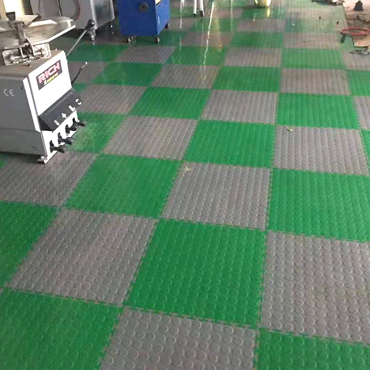 Interlocking Garage Floor Vinyl Floor Tiles Heavy Duty Plastic Pvc Floor