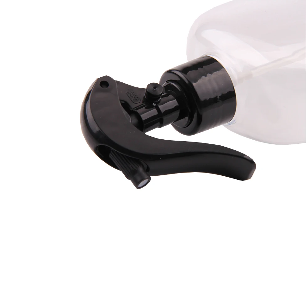 
Black and transparent smooth surface mini trigger sprayer for bottles 