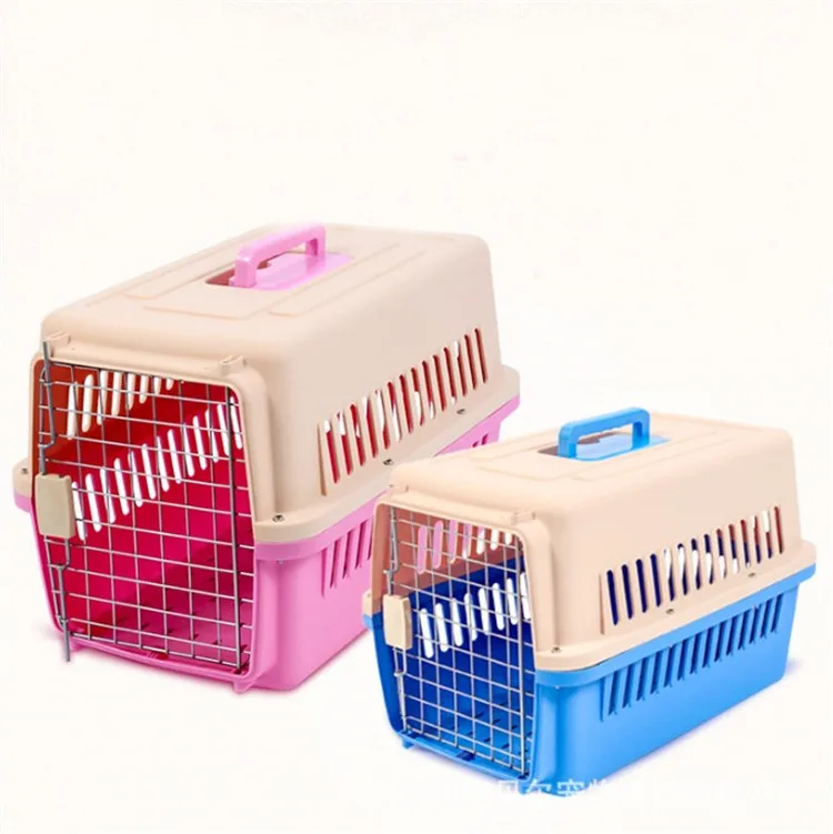 Multi model Cat Pet Travel Plastic Airline Approved Dog Travel Outdoors Cages Carriers