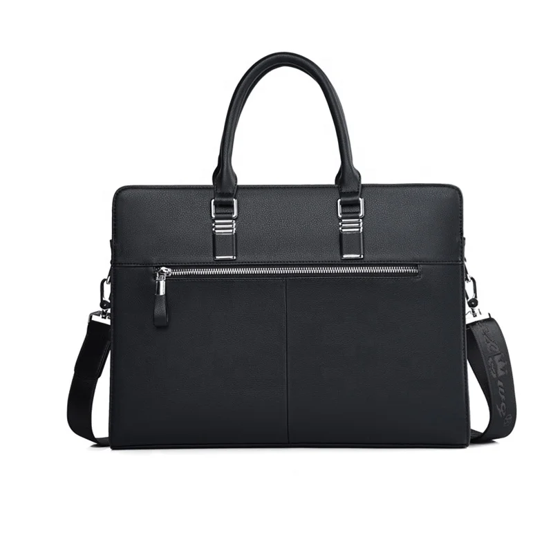 High Quality Waterproof PU Leather Office Lawyer Student Crossbody Shoulder Business Bag Laptop Briefcase