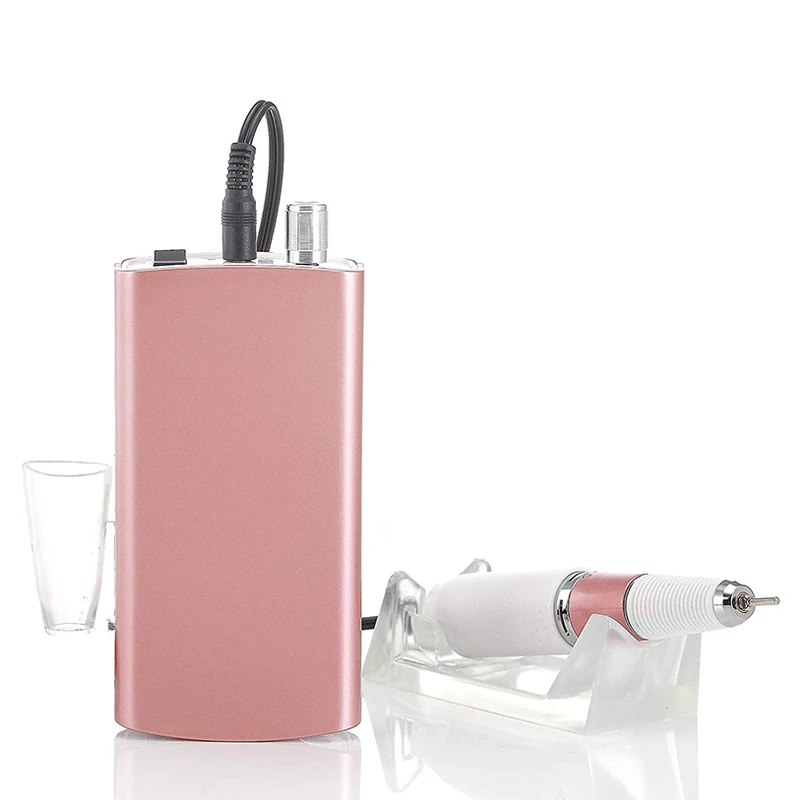 Support private label wireless Portable motor nail drill professional rechargeable nail drill manicure machine