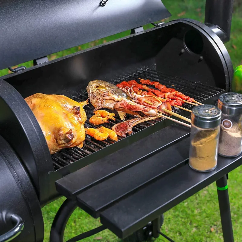 Outdoor Easily Assembled Courtyard Large Bbq Grill Patio Charcoal Oven Camping Mat Lamb Gourmet Party Bbq Grill Stove