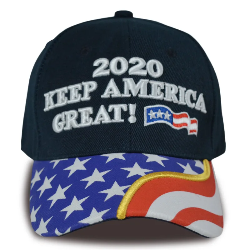 
Wholesale Custom Embroidery american flag Donald Trump campaign 2020 Hats 