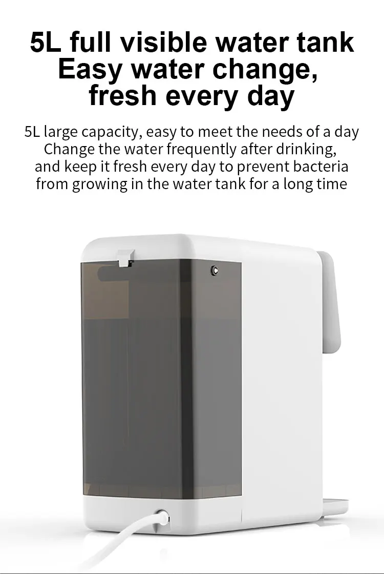Domestic Counter Top Small Home Pure Water Purification Filter Purifier Mini Water Osmosis Dispenser With Hot Cold Taps