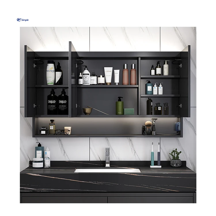 Hot New Design Hotel Frameless Cabinet LED Mirror Wall Mirror Bathroom Mirror Cabinet