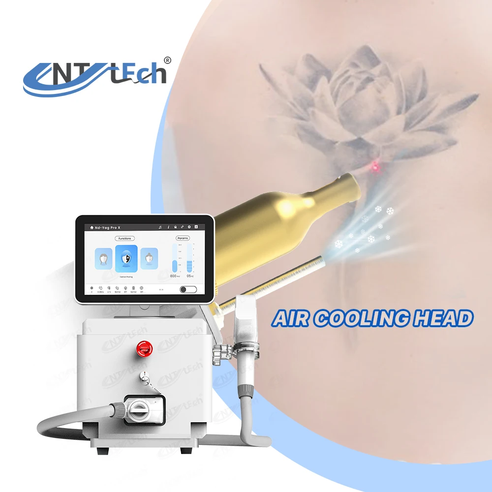 Portable laser tattoo removal machine q-switched nd yag laser machine remove tattoo