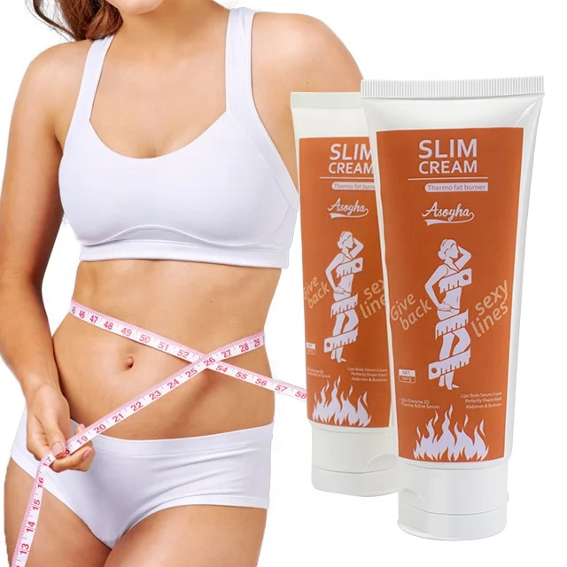 Private Label Custom Logo Natural Organic Body Weight Loss Belly Fat Burner Shaping Cellulite Burning Sweat Hot Slimming Cream