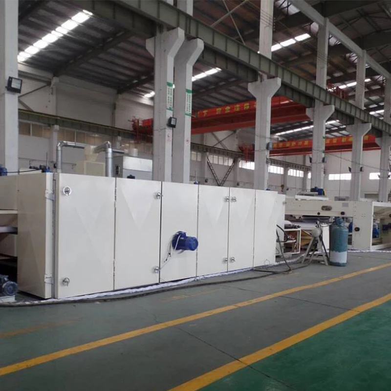 New Desgin Thermal bonding polyester fiber quiltwadding/quilt pad making machine/thermo bond wadding production line