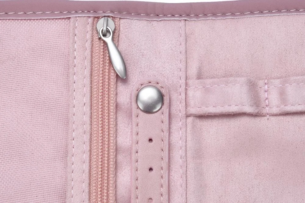 New Product Mini portable velvet jewelry pouch travel organizer fancy luxury leather jewelry case roll up bag