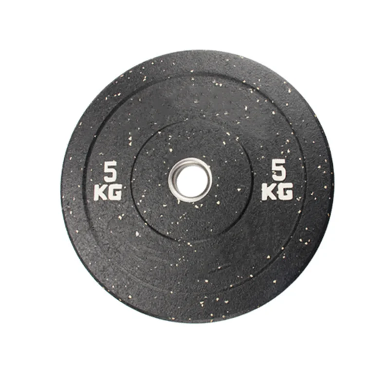 Hot Sale Gym Barbell Hi-Temp Weight Crumb Rubber Bumper Plates