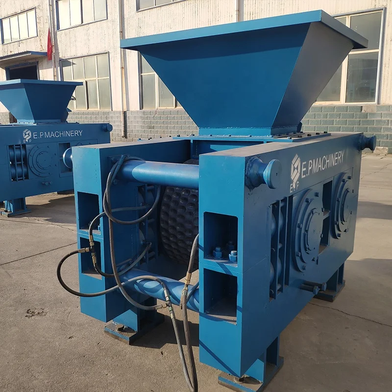 E.P Easy Operation Professional Automatic New Design Oval Pillow Shape Roller Ball Press Charcoal Briquetting Machine