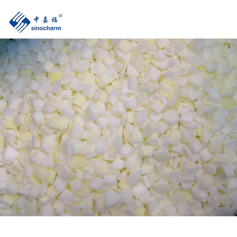 Sincoharm HACCP Certified IQF Dice 8mm Onion Wholesale Price 10kg Bulk Frozen Onion Diced
