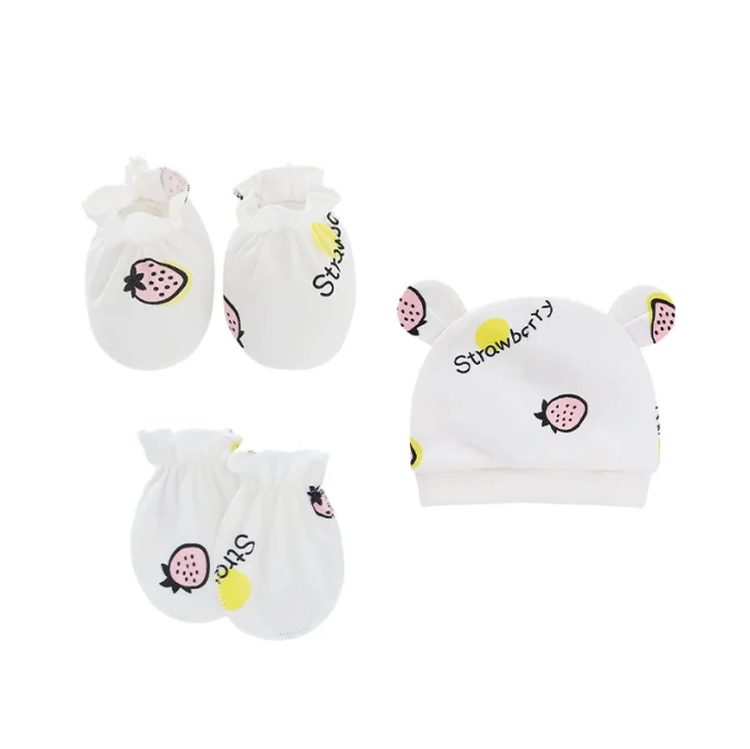 Набор унисекс для новорожденных девочек и мальчиков, перчатки и шапки, наборы для младенцев, ясельного возраста, носков и шляп