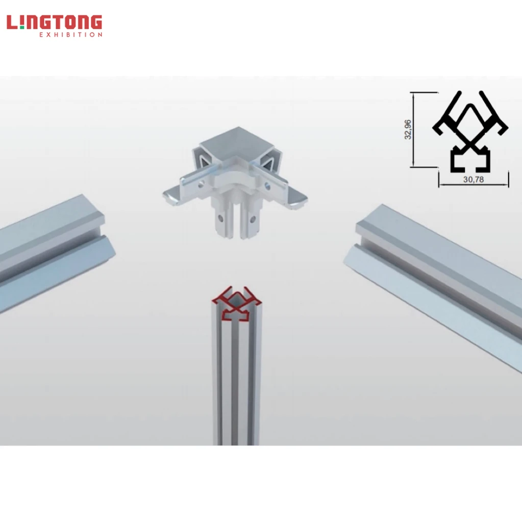 Модная теплопередающая печатная ткань кубическая алюминиевая рамка для внутренней отделки и выставочного стенда
