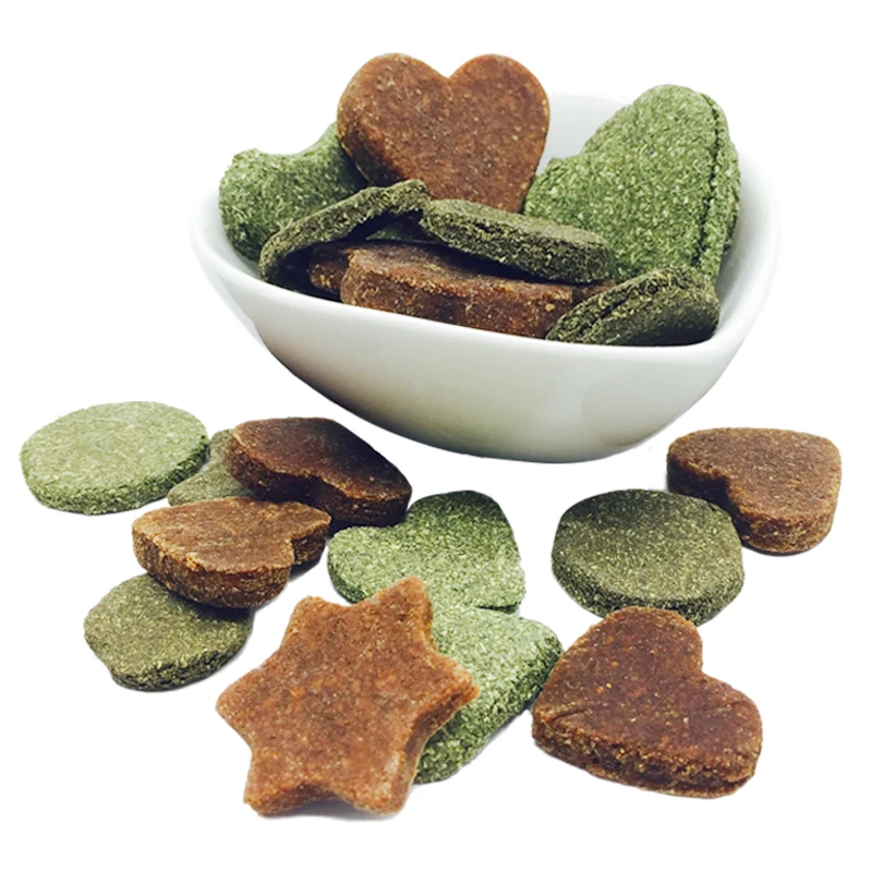 Natural Treats foodrabbit molar snacks grass cake Chew toy guinea pig Hamster treats Timothy Hay Dandelion chicory mulberry leaf