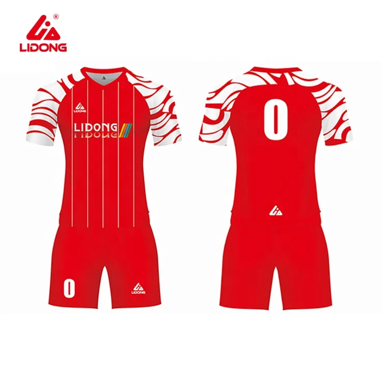Fashion Soccer Team Wear Jersey Custom Football Kits Uniforme Soccer For Football Club