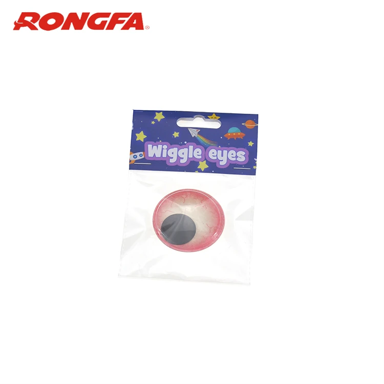  Plastic Self-Adhesive Wiggle Googly Eyes with Eyelashes Assorted Colors Craft Stickers for DIY Arts Scrapbooking