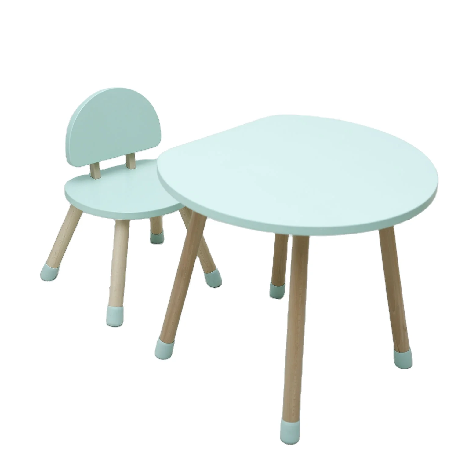 Высококачественная мебель для детской спальни детский деревянный мультяшный стол и стул набор для детей многофункциональный стол гриб стол