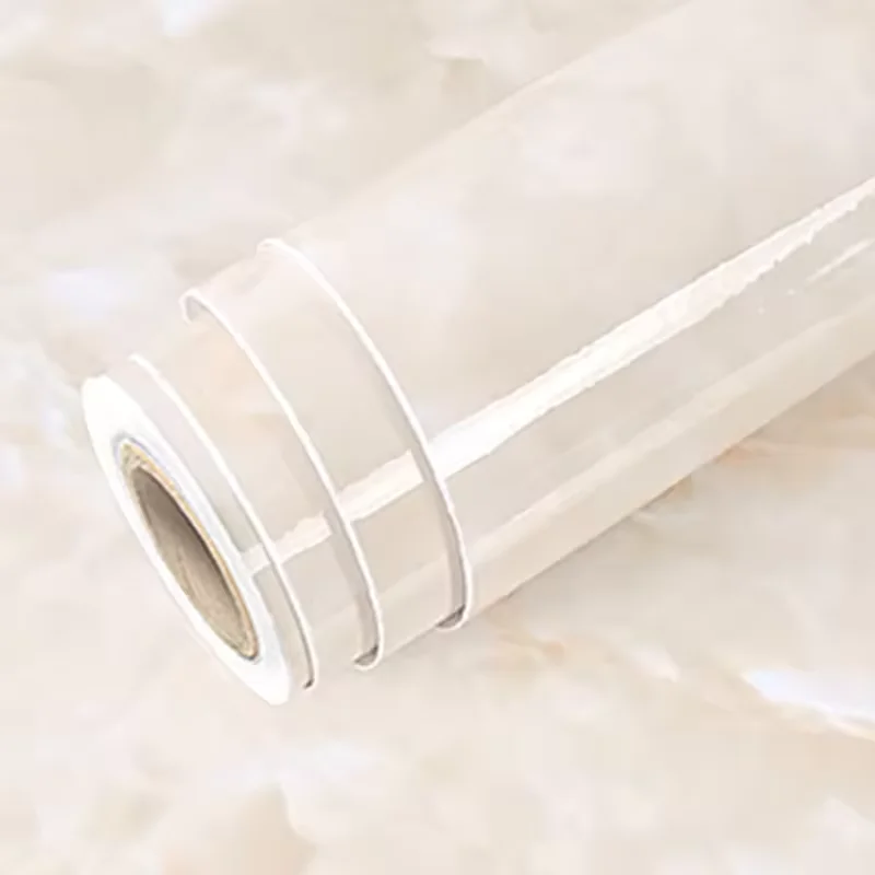 Modern Minimalist Marble Pattern PVC Wallpaper Oil-Resistant and Moisture-Proof Self-Adhesive Wall Decor for Kitchen Desktop