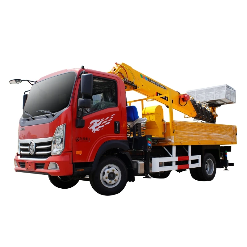 Wholesale 32 Meters Telescopic Boom Aerial Ladder Aerial Platform Vehicle China Small Aerial Work Vehicle