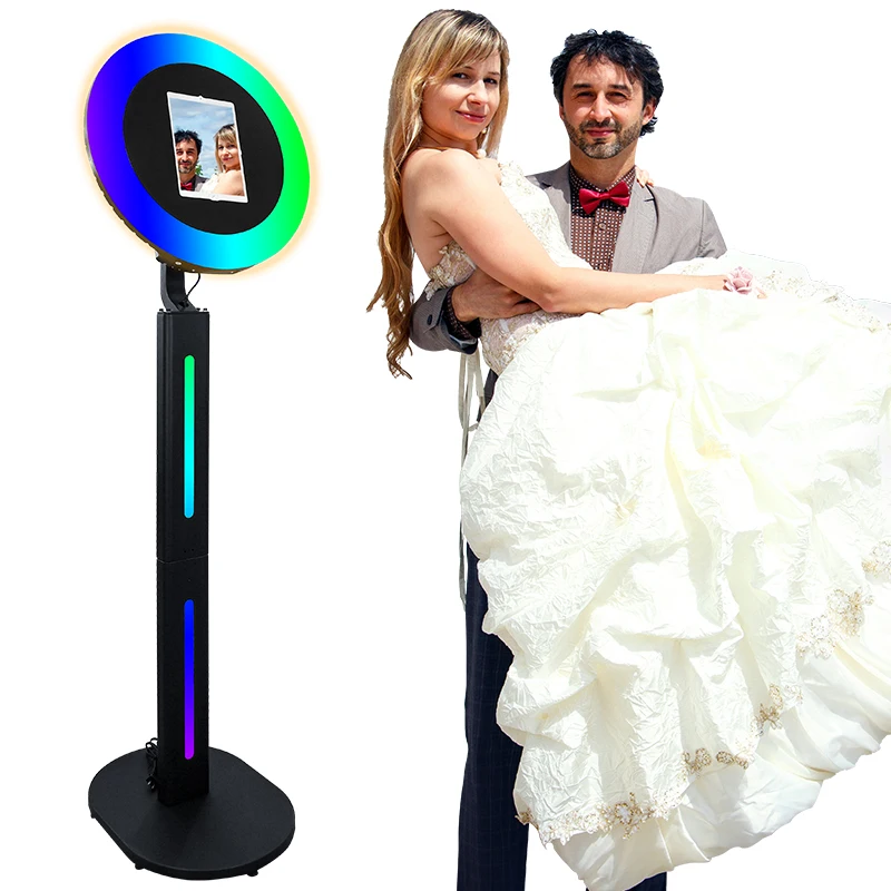 Black And White Color Optional Available Ipad Photo Booth Universal Selfie Booth Fit In 10.2', 10.9', 11' And 12.9' Ipad