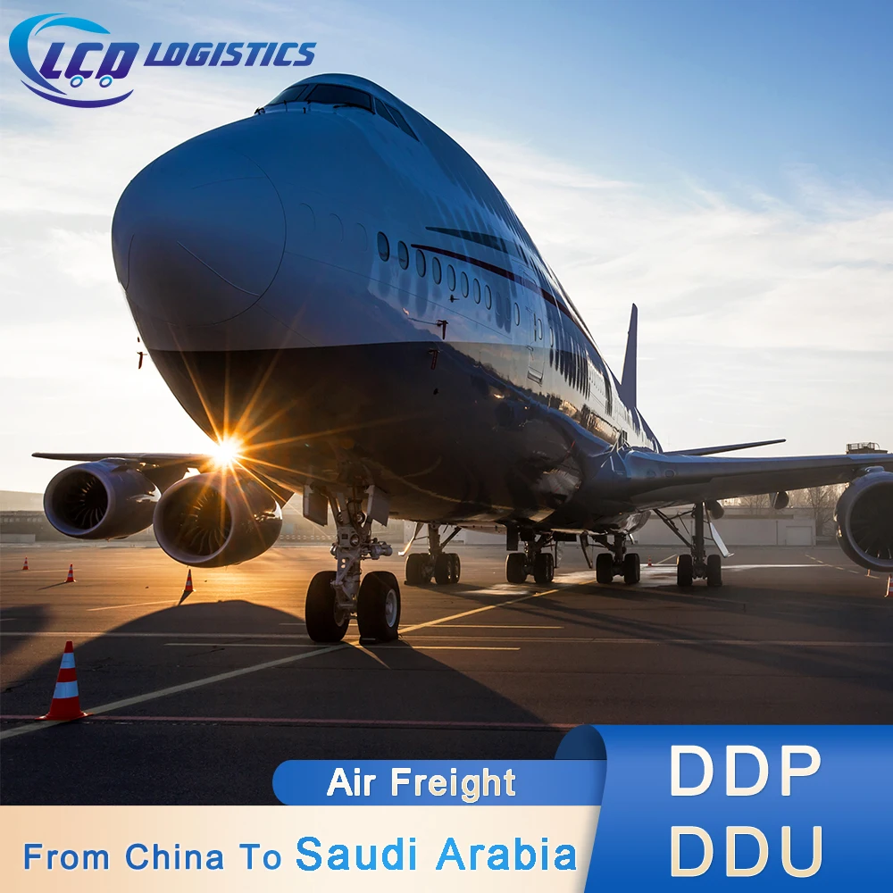 cheap door to door air freight forwarder shipping agent from china to abu dhabi amazon riyadh dammam saudi arabia ksa ddp by air