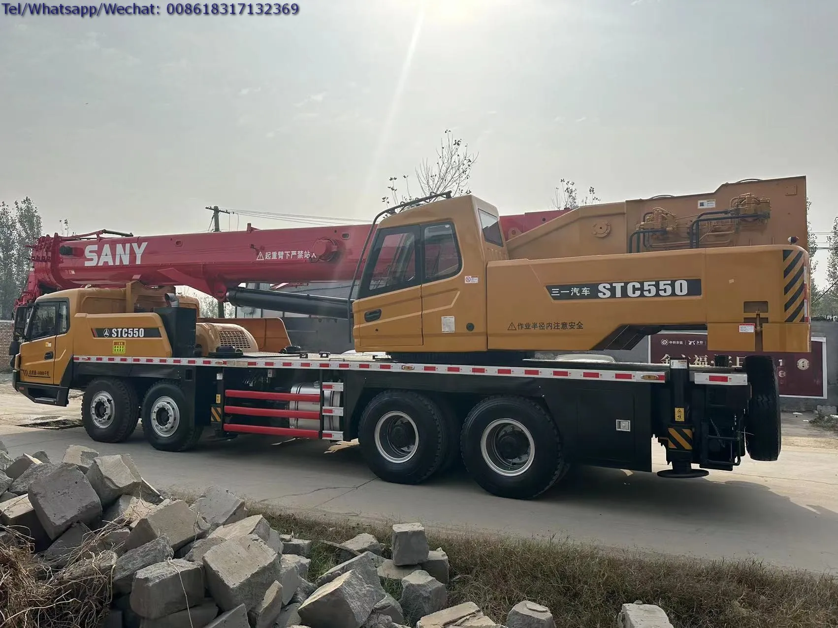 Автомобильный кран Sany STC550 55-тонный хорошее состояние 25 тонн 50 55 70 75 80 для продажи