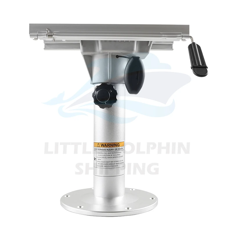 Little Dolphin Wholesale Aluminium Adjustable Pedestal for Boat Seat Customized High Quality Seat Pedestal