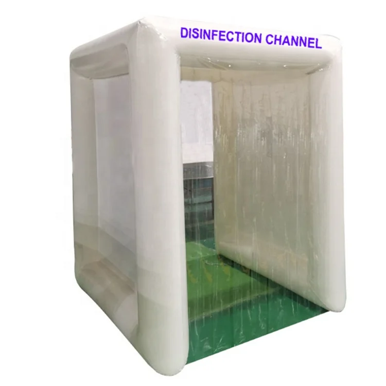 Durable Tarpaulin PVC Portable Outdoor Inflatable Disinfection Channel Tent