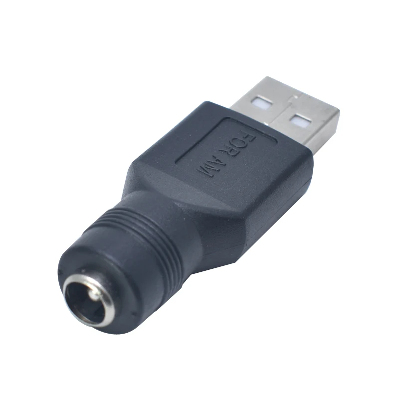 USB adapter dc female to USB male connector USB male to DC5.5*2.1 female Adapter