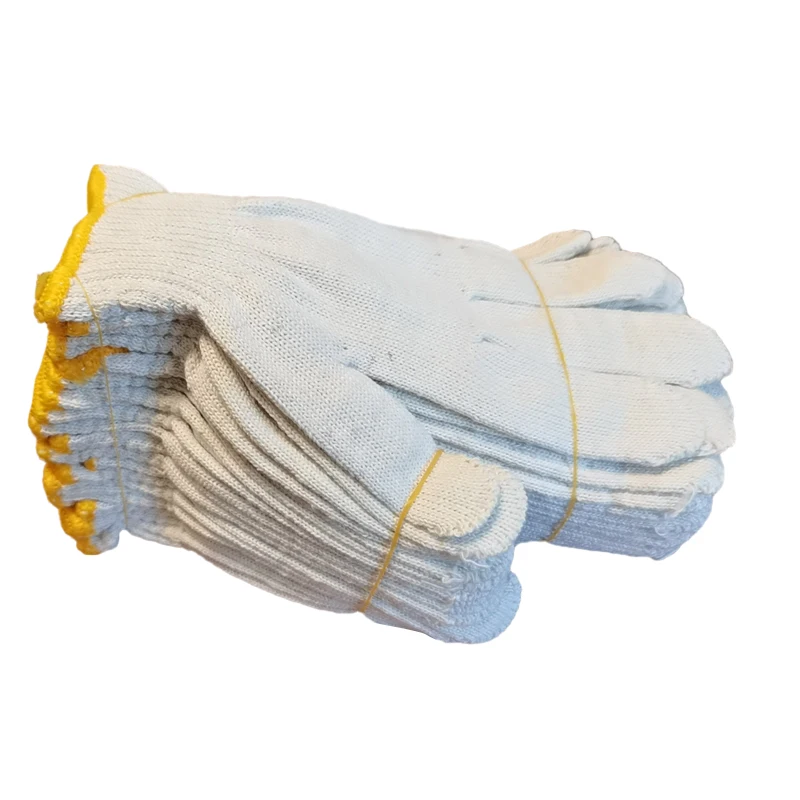 Cheap Wear-Resistant Cotton Knitted Working Protective 10 Gauge 30G Cotton Working Gloves
