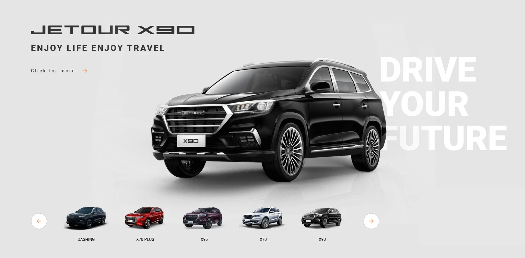 Jetour X-1 SUV Petrol/ Gasoline Car X70 Plus Electric Vehicles 2021 2022 2023 Jetour X70 X70S X70 X90 X95 Plus EV Midsize SUV