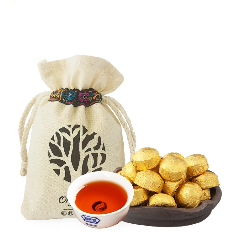 Органический ферментированный пуэр чай ЕС органический сертификат Zuxiang высокое качество туоча для похудения спелый чай