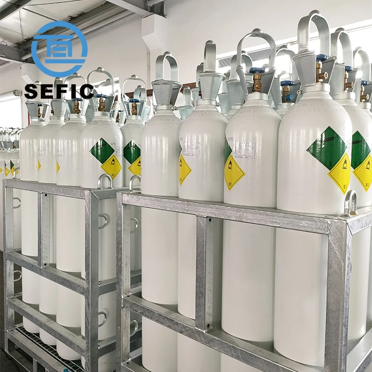 Wholesale price 50L 200Bar High Pressure Oxygen Gas Cylinder Hospital Medical Oxygen Cylinder