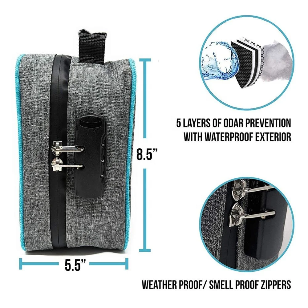 Лидер продаж большие аксессуары чехол-сумка с защитой от запаха для курения чехол