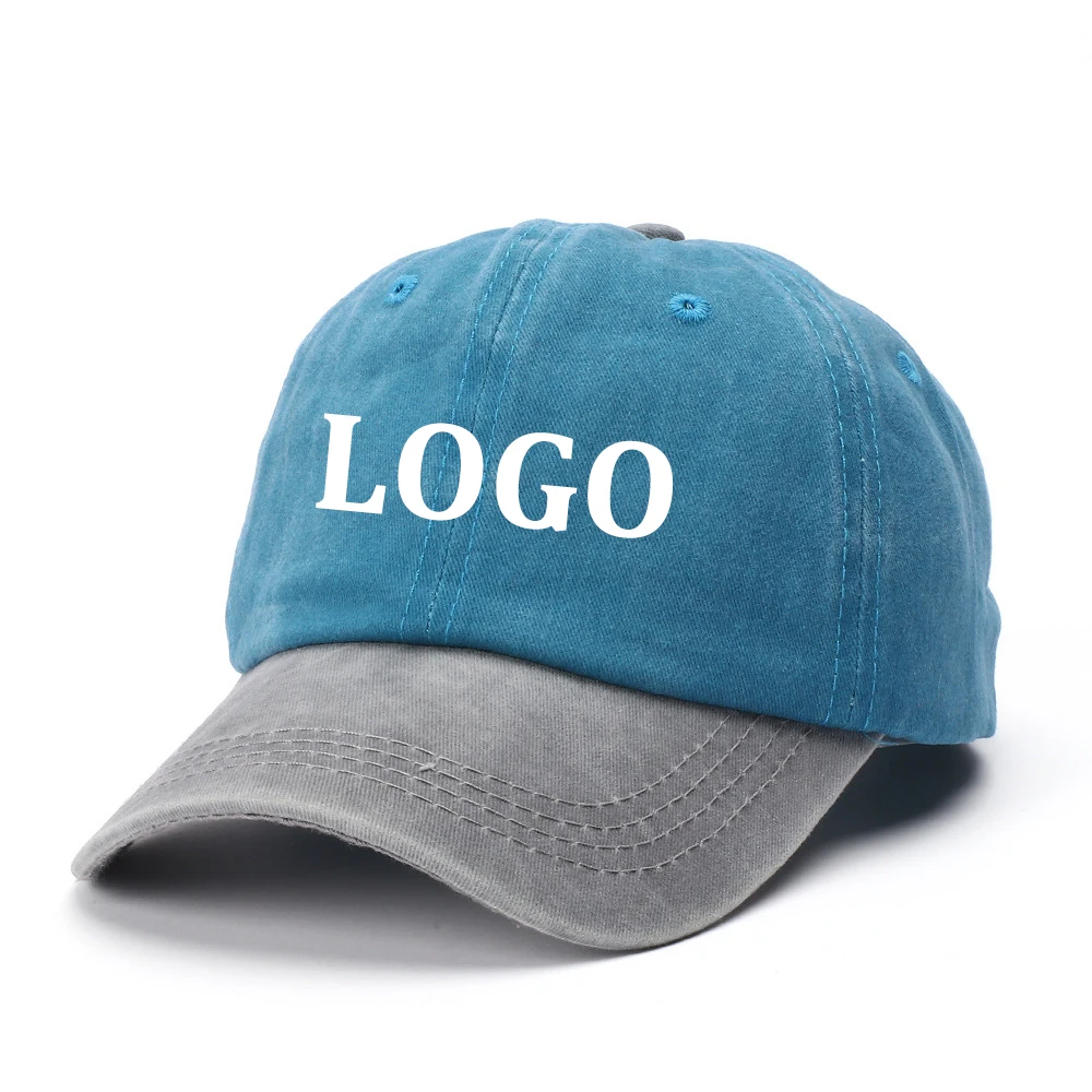 Custom Vintage Retro Performance Sports Dad Hat Washed Cotton Blank Sports Baseball Dad Cap