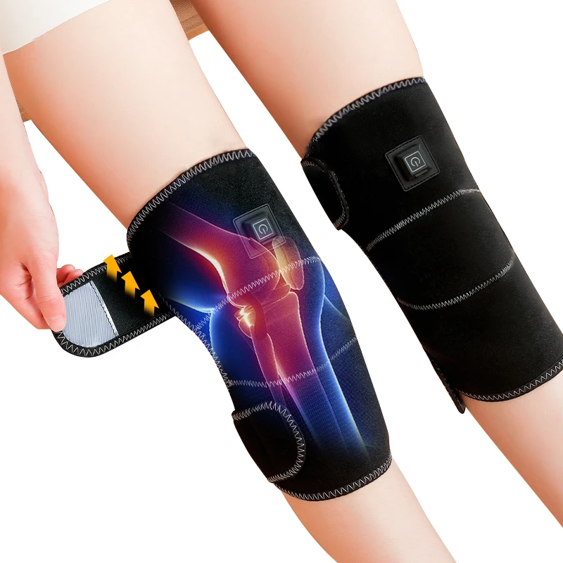 2023 Wholesale Vibration Electric Heating Knee Massager Knee Heating Knee Massage For Arthritis Pain Relief