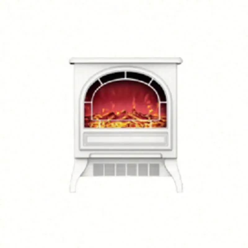 Heat surge wall mounted electric fireplace recessed