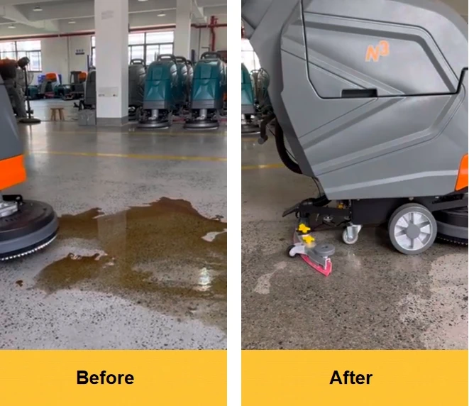 Good Price Durable Floor Scrubber Factory Floor Cleaning Auto Sweeper Floor Tile Cleaning Machine