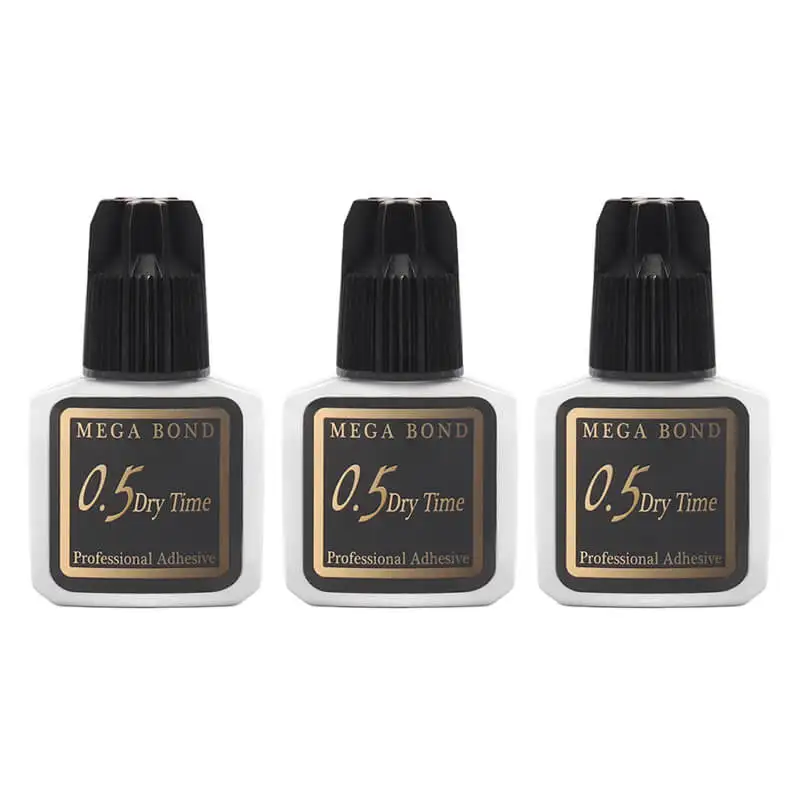 Korean Professional Eyelash Extension Glue Clear Fast Lash Glue Adhesive for Lash Extension Custom Fast Lash Glue Supplier