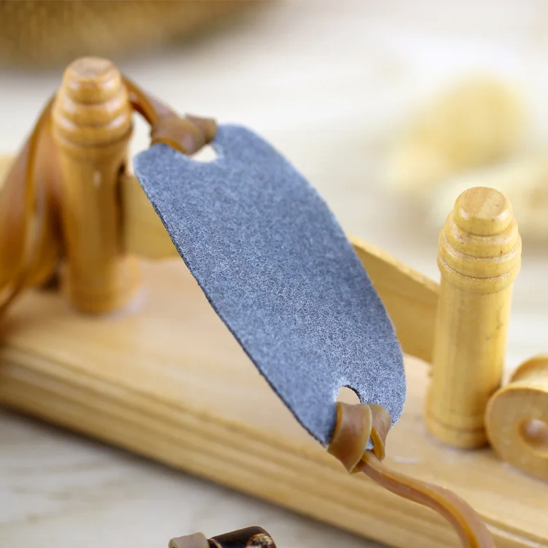 HOYE CRAFTS Custom Outdoor Slingshot Bamboo Section Slingshot Bamboo Slingshot