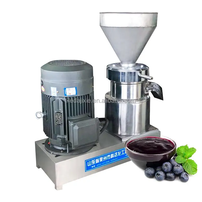 Colloid Mill China Fish Bone Crusher Chicken Bone Grinder Series Colloid Mill Machine Peanut Butter Making Machine Grinder